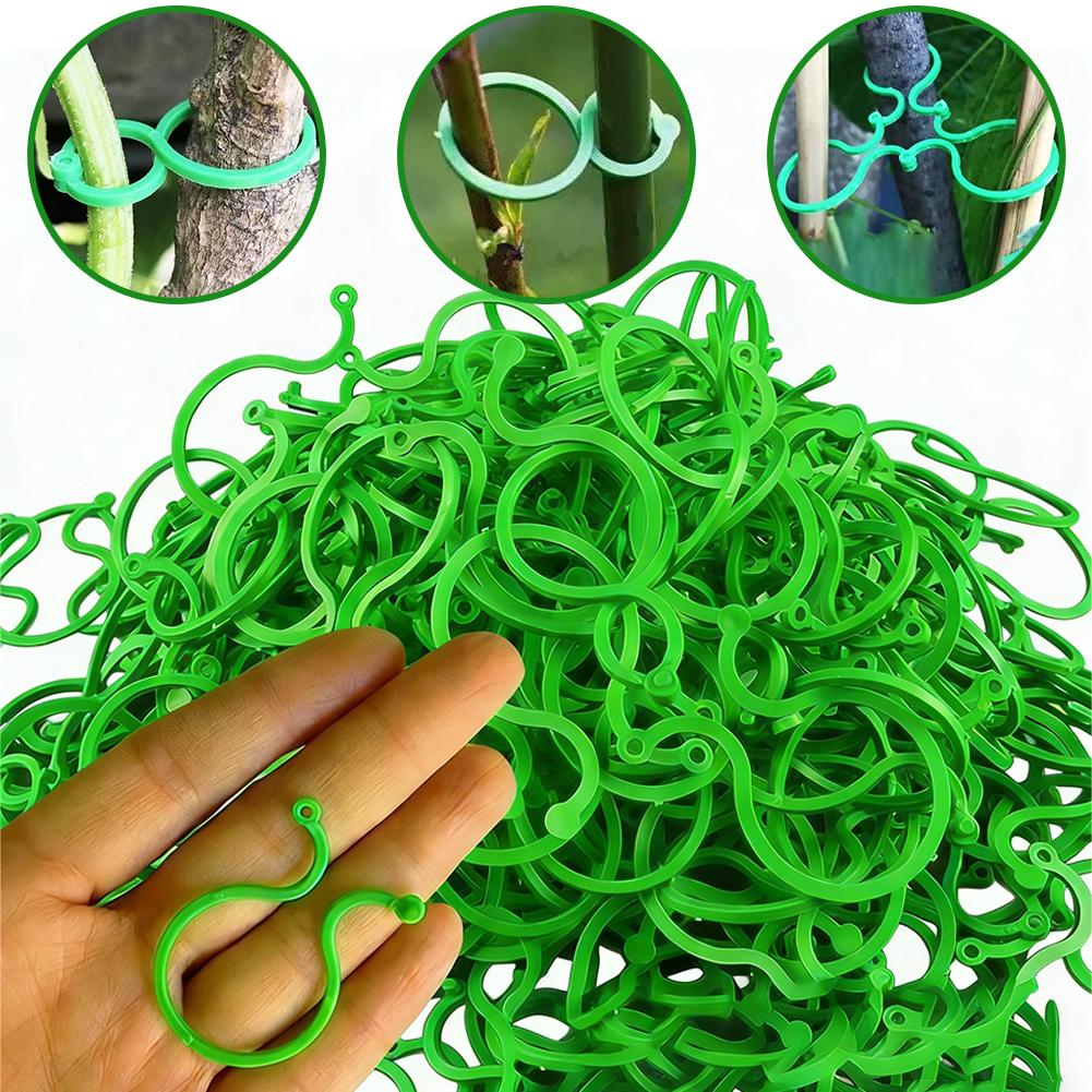 100 Pcs Plant Support Clips He - Vine Climbing Plastic 评论和价格