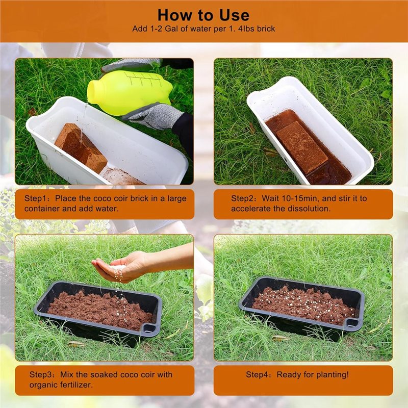 PZHI 3 Pack for Coco Coir Bric - Substrate Coconut Fiber 评论和价格