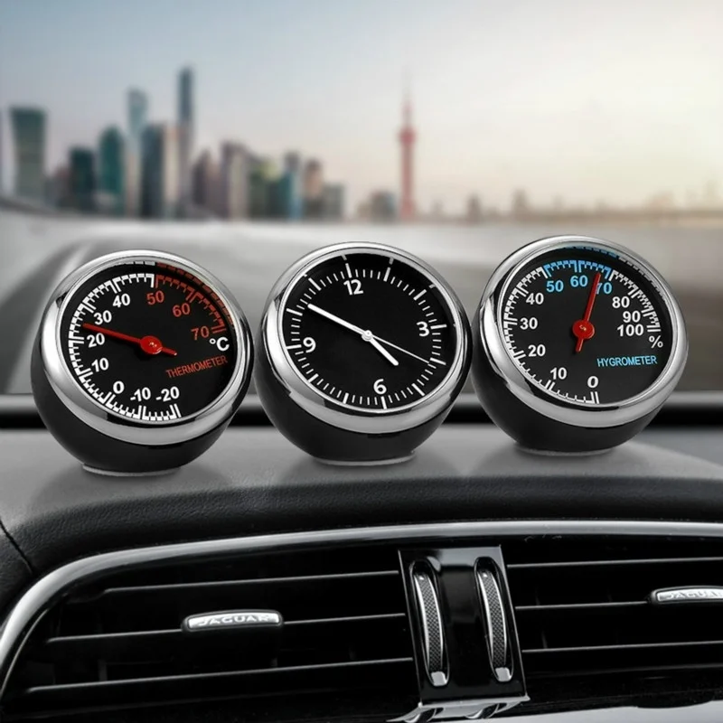 Mini Car Digital Clock With Th - Digital Hygrometer Probe 评论和价格