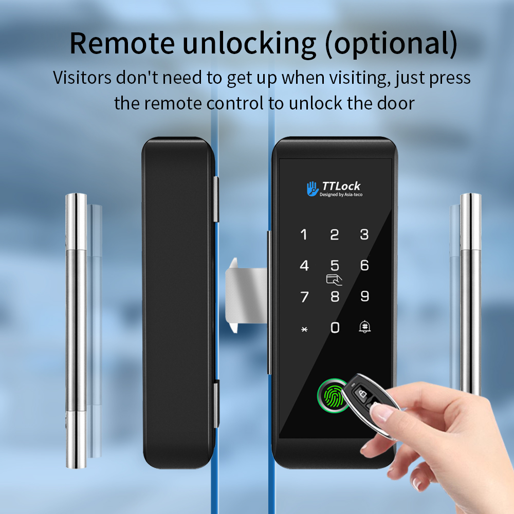 TTLOCK Smart Glass lock Finger - Glass Door Hinge 评论和价格