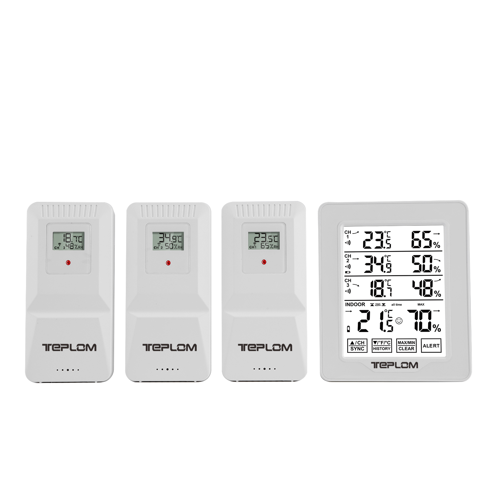 3-In-1 Wireless Indoor Outdoor - Digital Hygrometer Probe 评论和价格