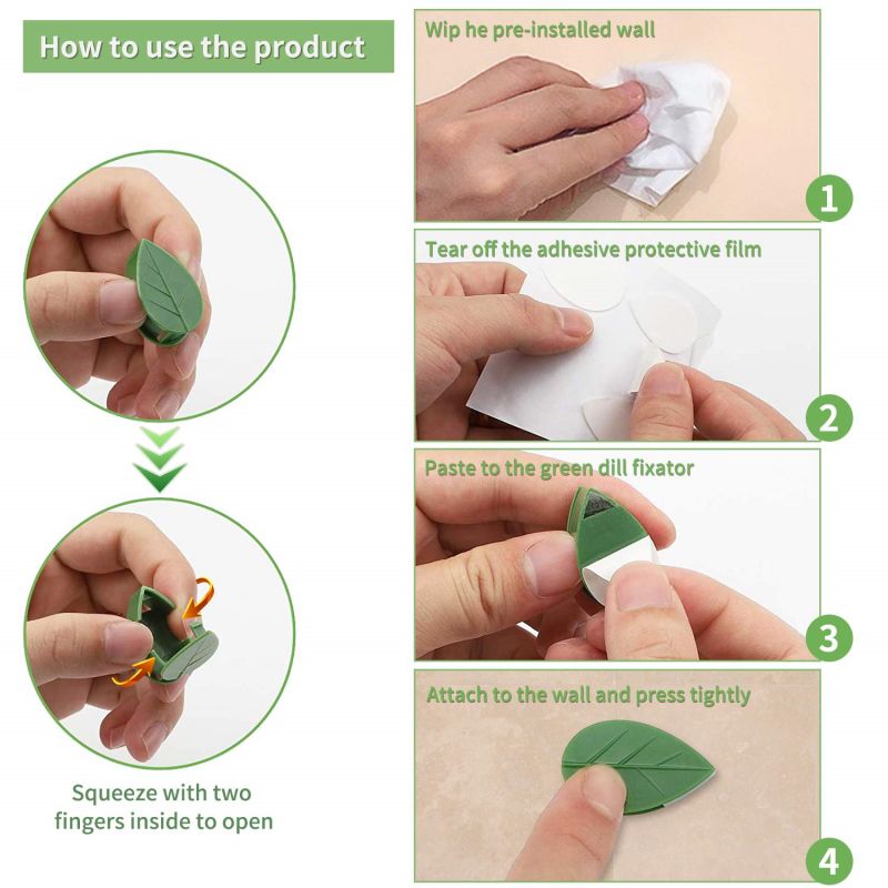 10/30/50Pcs Plant Climbing Wal - Vine Climbing Plastic 评论和价格