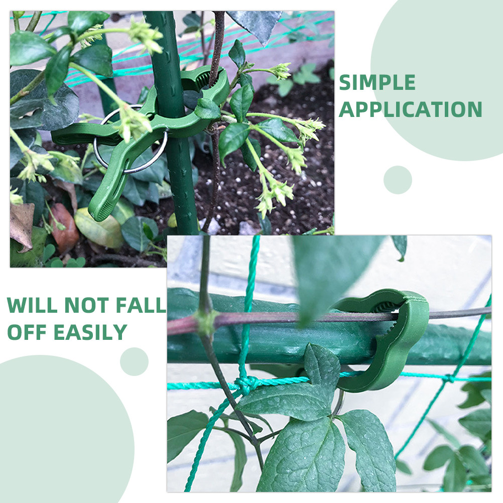 60Pcs Plastic Plant Support Cl - Vine Climbing Plastic 评论和价格